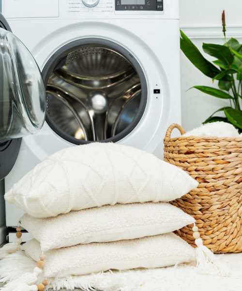On-site laundry at Bridlewood Crossing in Louisville, Kentucky