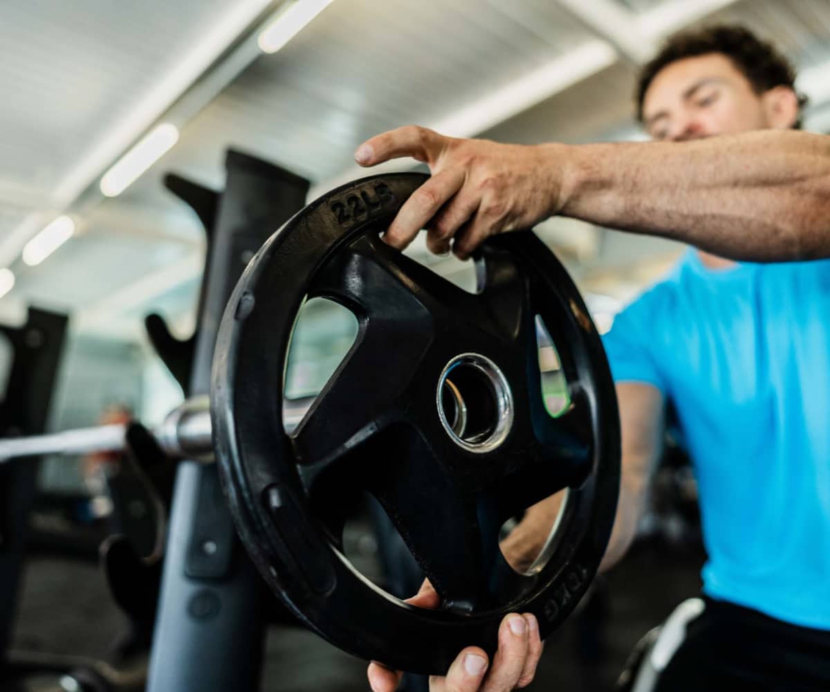 Community gym at Legacy On Kiest in Dallas, Texas