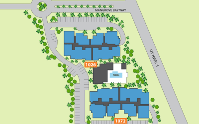 Site map for Riverwalk Pointe in Jupiter, Florida