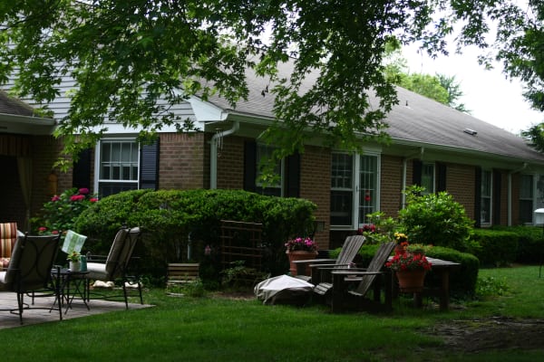 BBQ area at Brandywyne East II in Brielle, New Jersey
