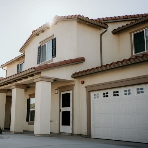 Exterior view of a home at On Base Housing in Yuma, Arizona