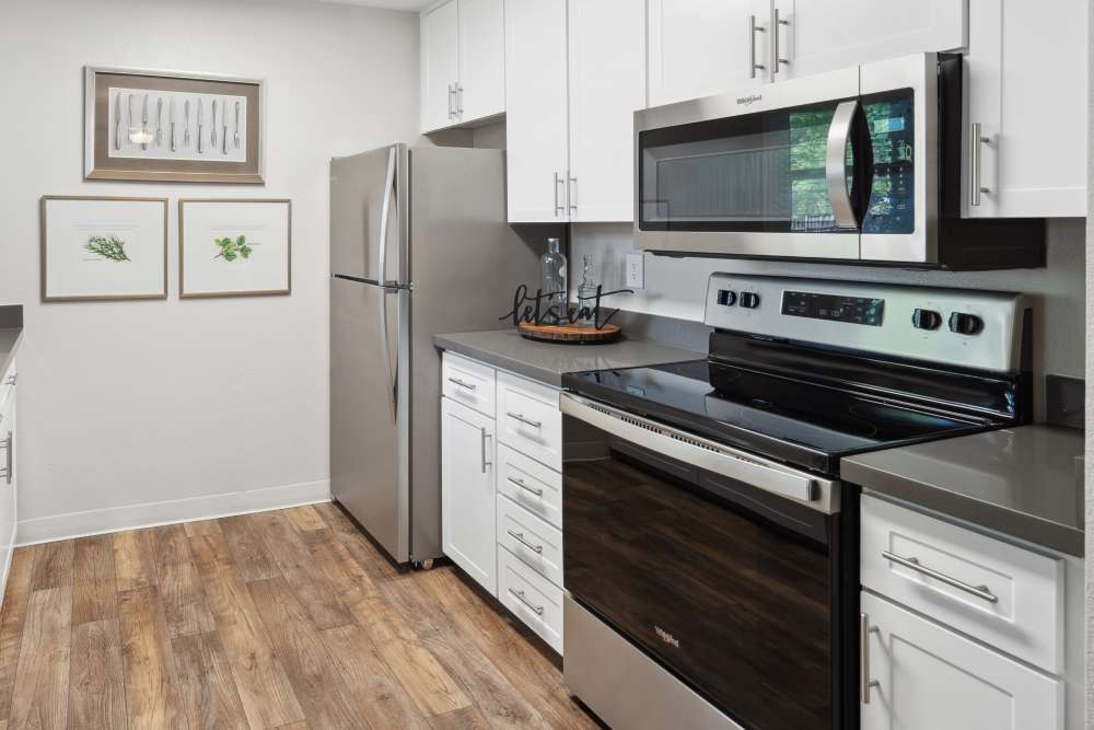 Luxury apartments with a kitchen at Shaliko