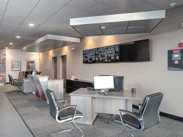 Front desk and security monitoring at StorQuest Self Storage in Federal Way, Washington