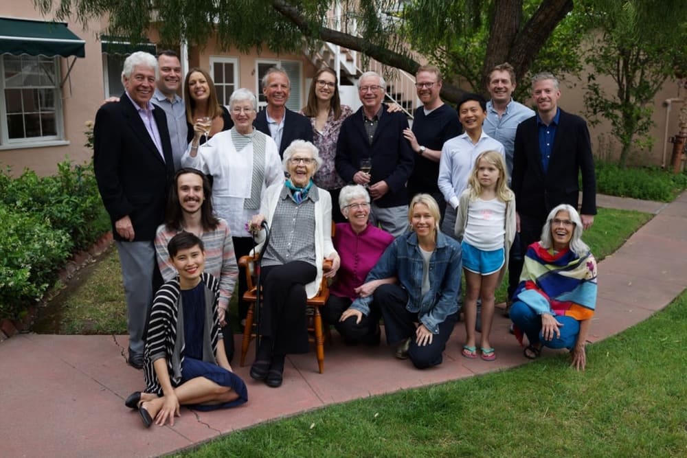 The Crowner family at Gables of Ojai in Ojai, California