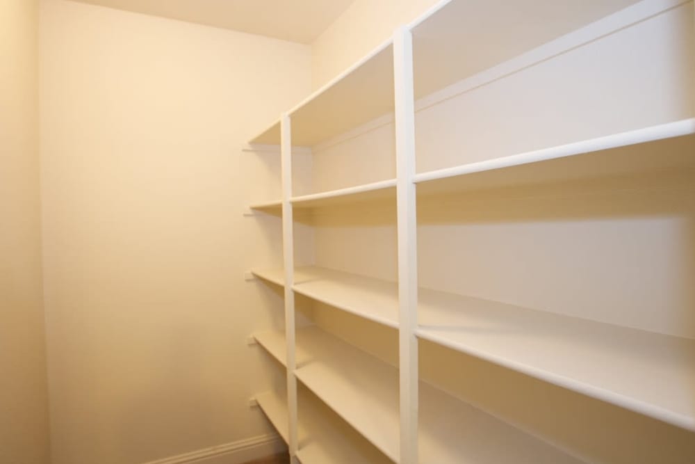 Storage closet in the hallway at San Onofre III in San Clemente, California