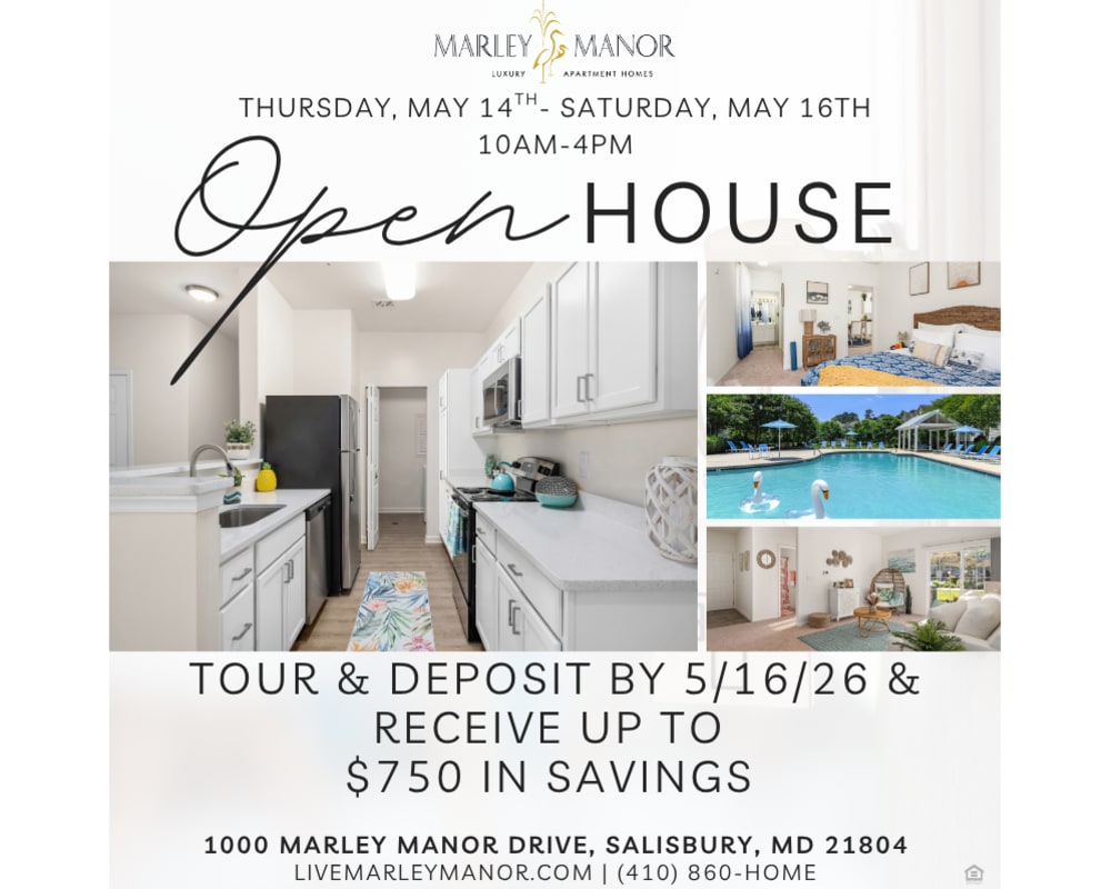 Apartments at Marley Manor in Salisbury, Maryland 