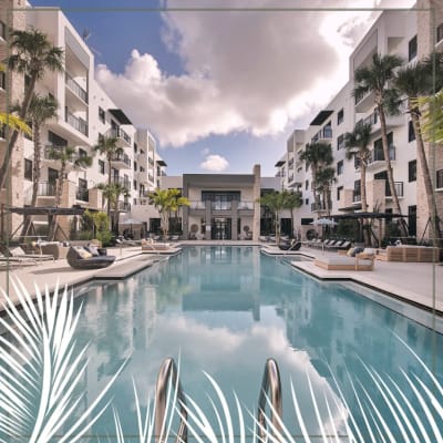 Apartment exterior at Palmera in Doral, Florida