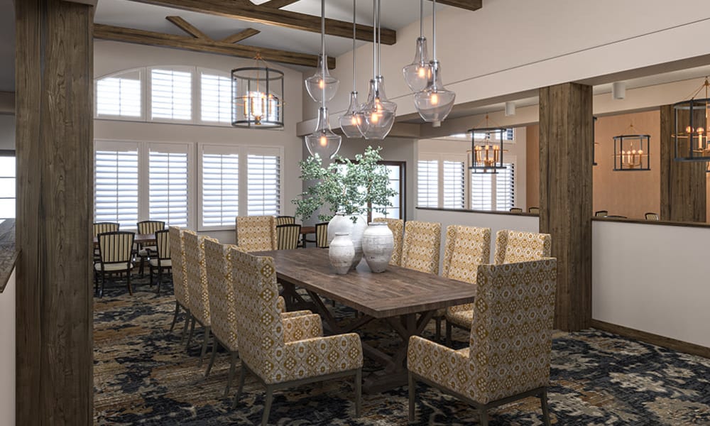 private dining area