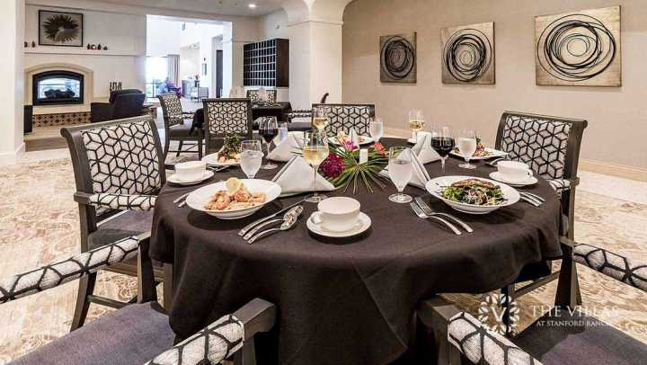 Dining room at Senior Community