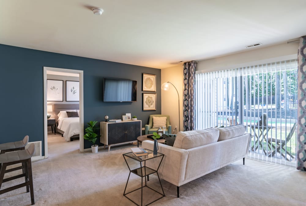 Spacious bedroom at The Landings Apartment Homes in Absecon, New Jersey