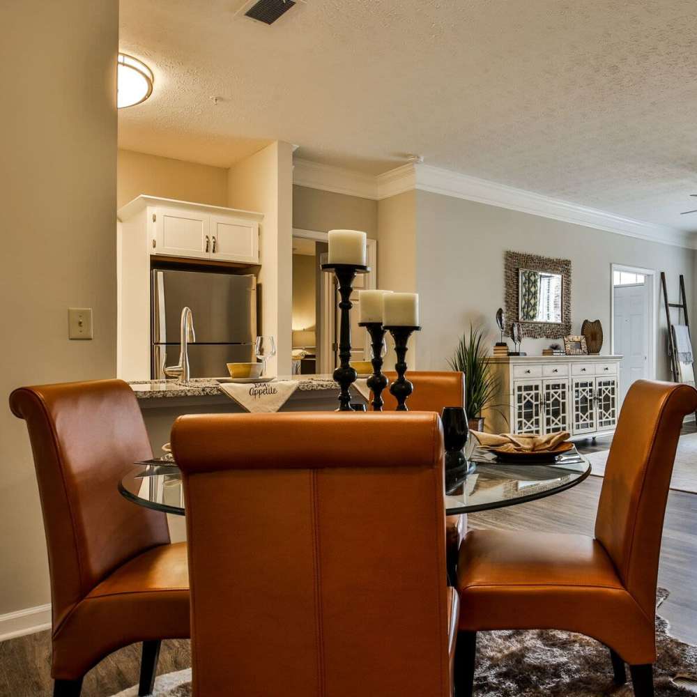 Dinning area at Avonlea Highlands in Cartersville, Georgia