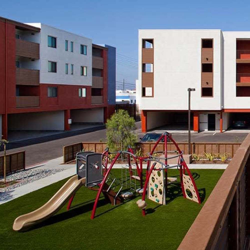 Playground at Mission Apartments in San Diego, California