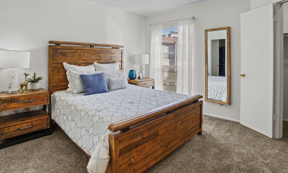 Bedroom at Mountain Village in El Paso, Texas