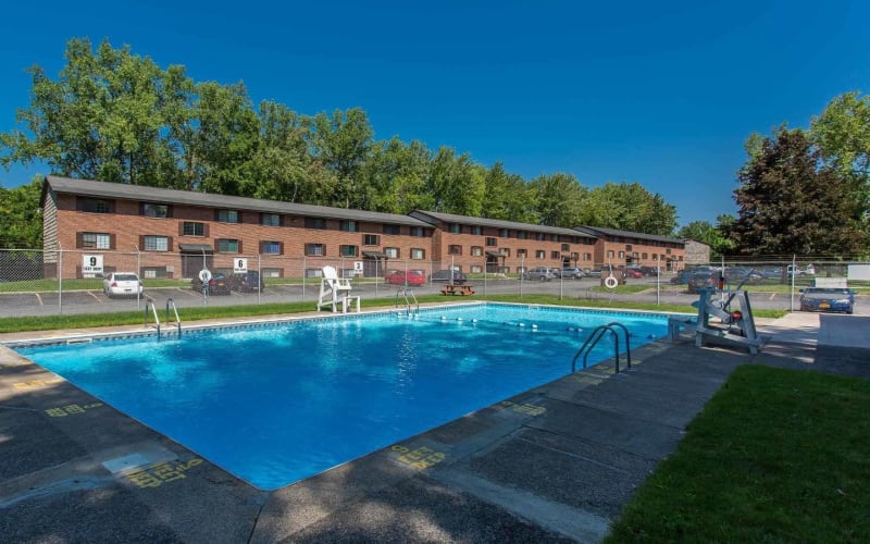 The Residences at Covered Bridge apartments in Liverpool, New York