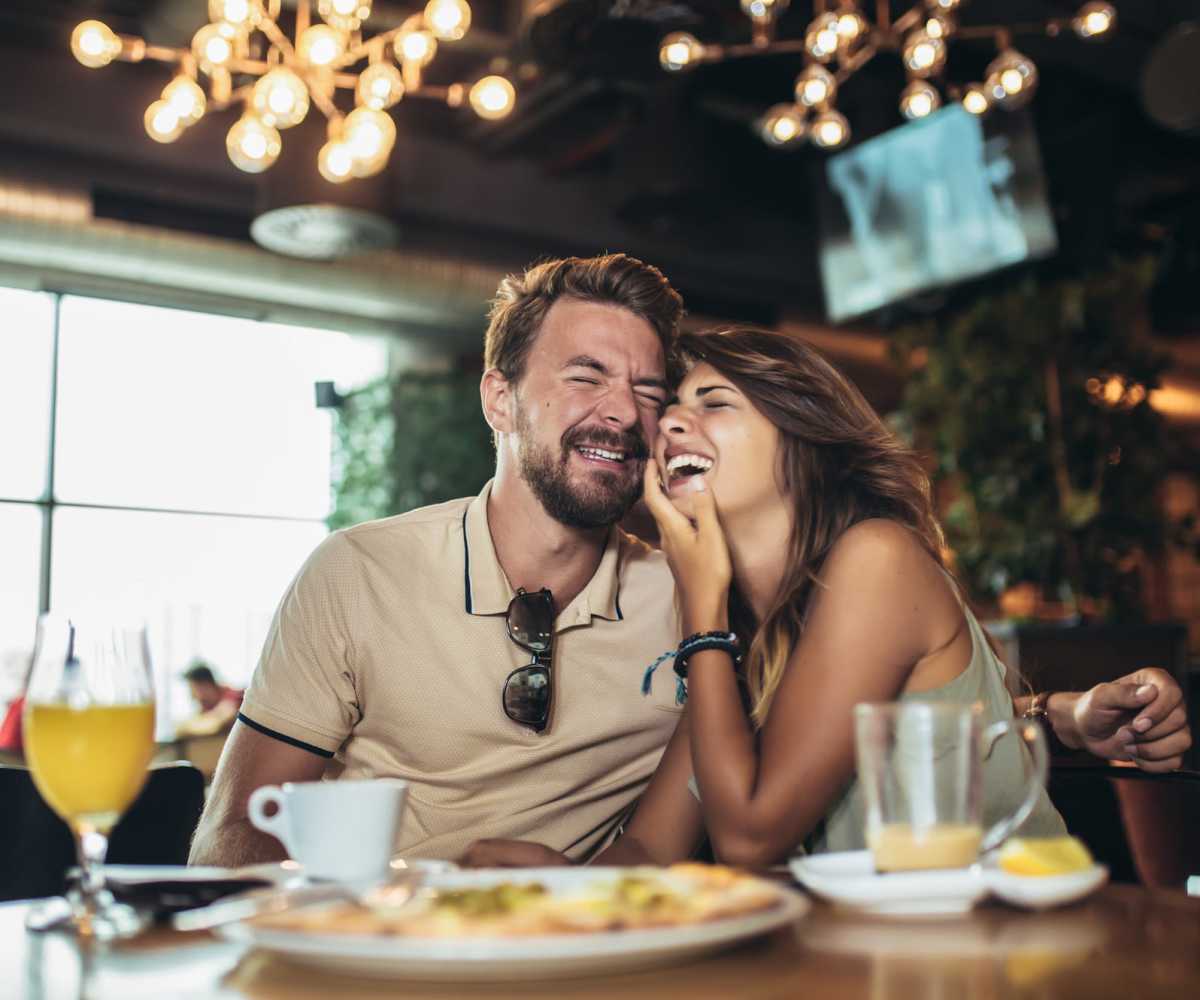 Resident couple having meals near Miguel Place in Port Richey, Florida