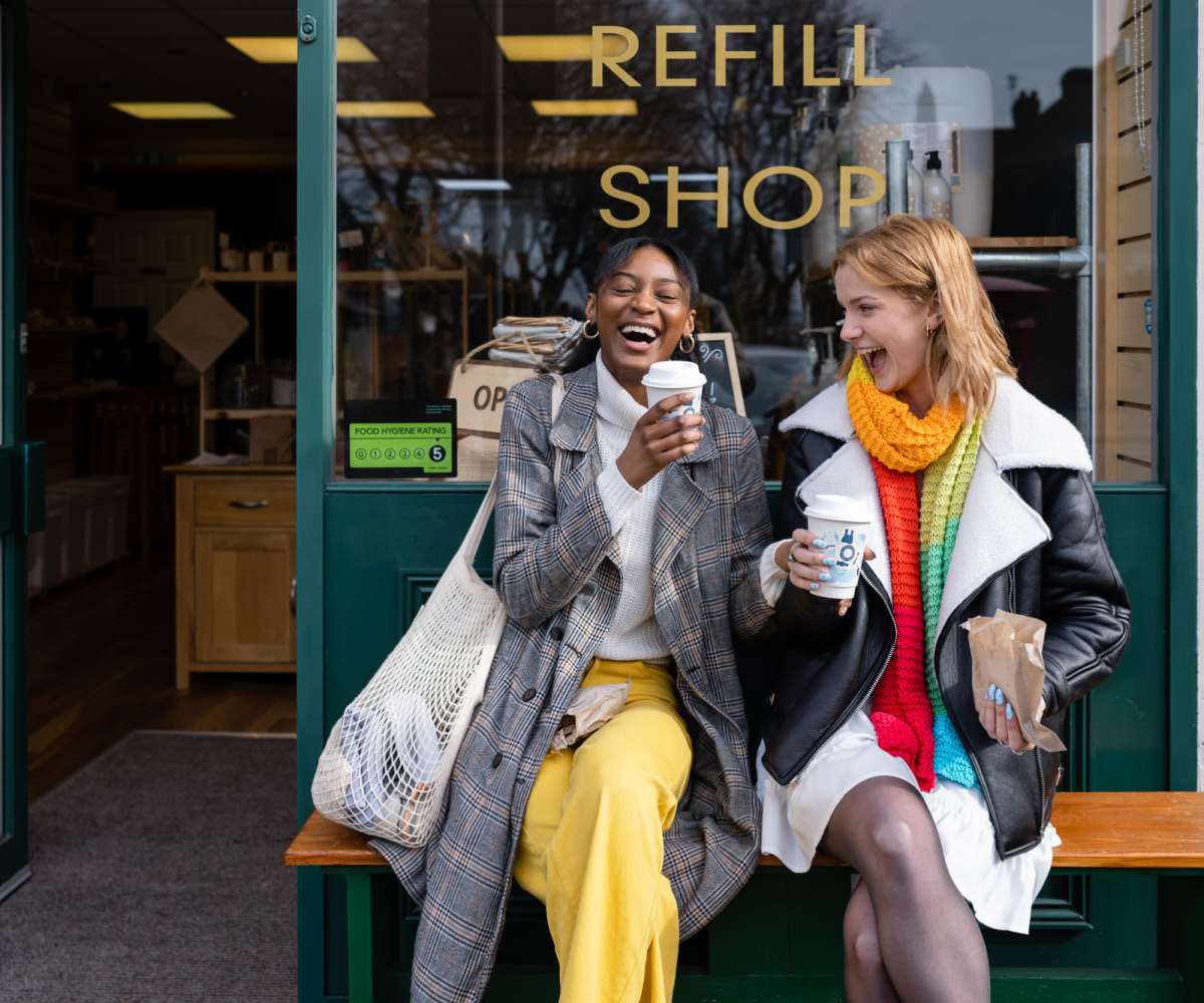 Friends shopping near Malibu in Tucson, Arizona
