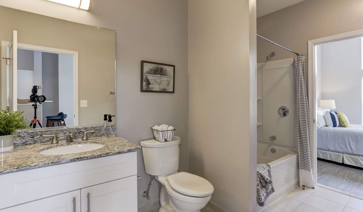 Master Bathroom at Messenger Place, Manassas, Virginia