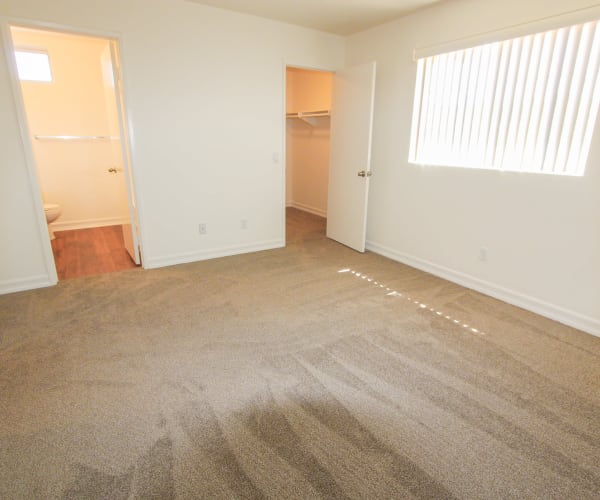 Bedroom interior at Vista Ridge in Vista, California