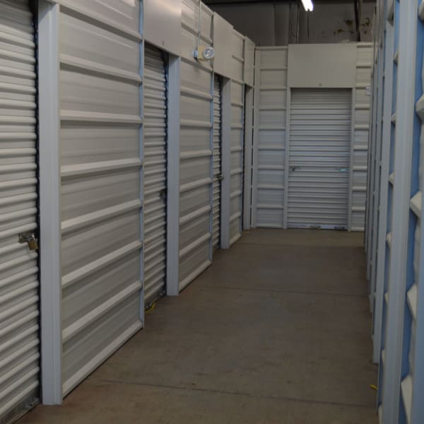Climate-controlled interior units at at StorQuest Self Storage in Gainesville, Florida
