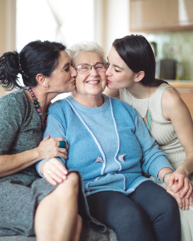 Multigenerational connections at The Meridian at Brandon in Tampa, Florida