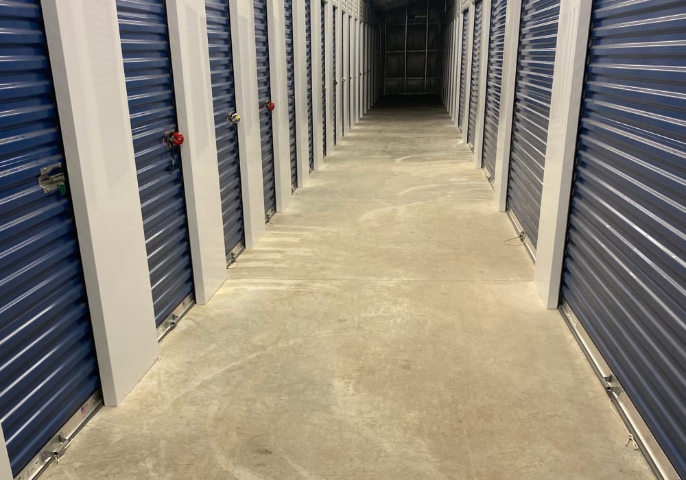 Indoor self storage units for rent at BuxBear Storage Hayden in Hayden, ID