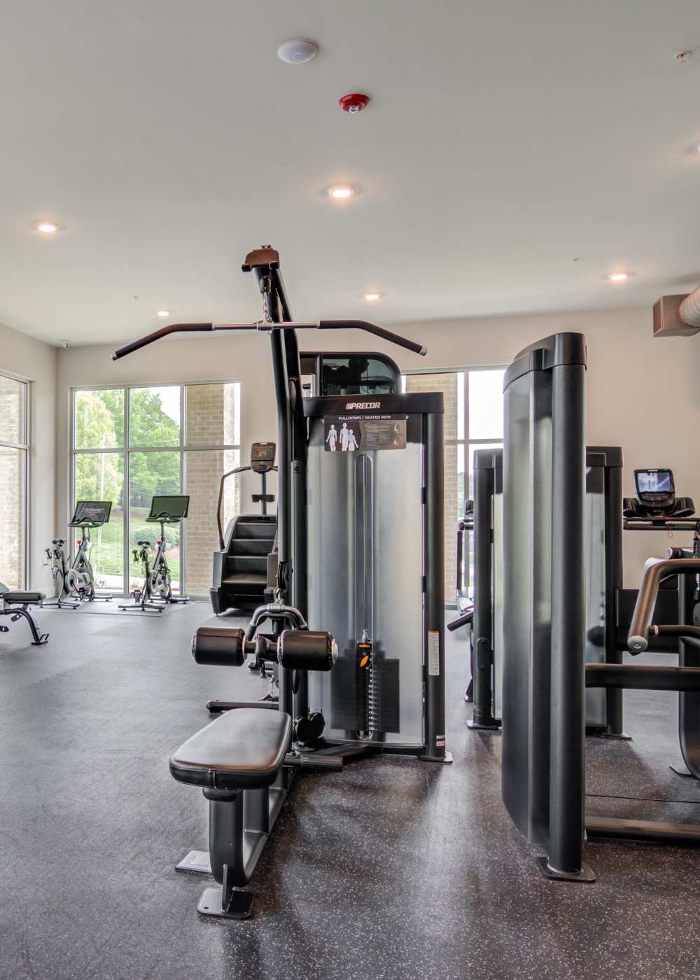 Fitness Center at Lofts at Hamilton in Dalton, Georgia