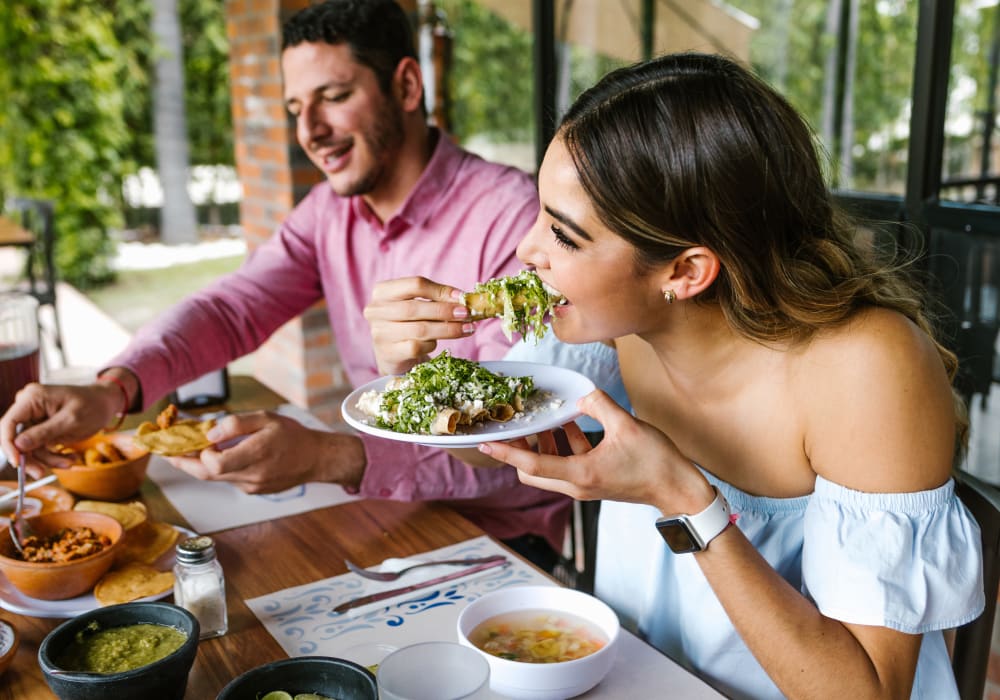 residents out to eat near The Enclave in Meridian, Idaho