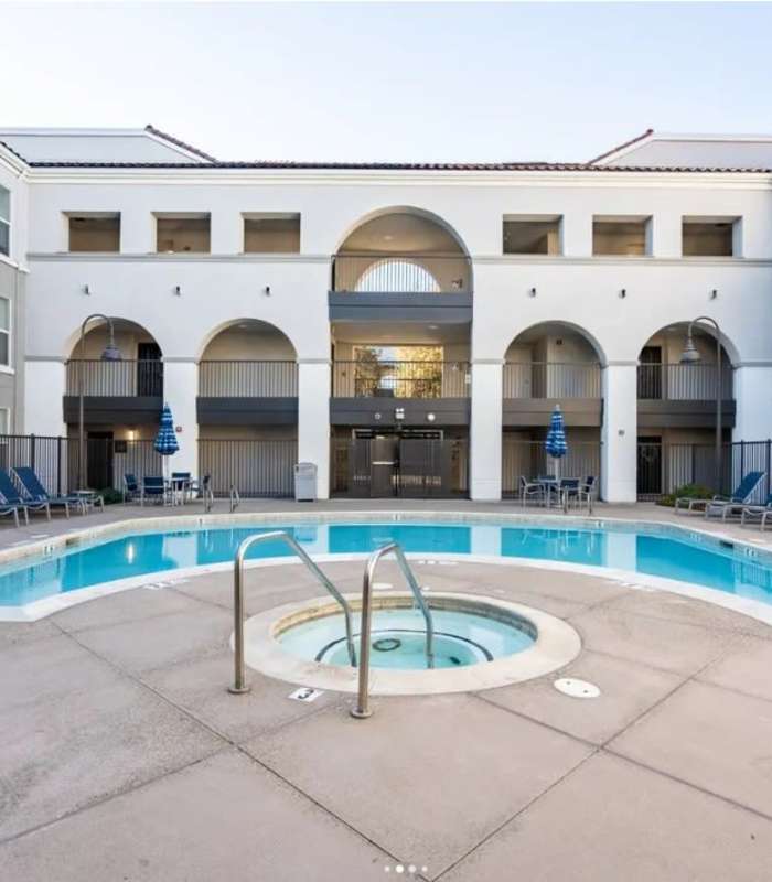 Swimming pool at Villa Montanaro in Pleasant Hill, California