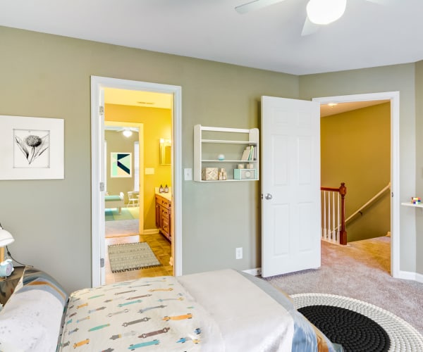 Second bedroom at The Village at Cypress Way in Chesapeake, Virginia