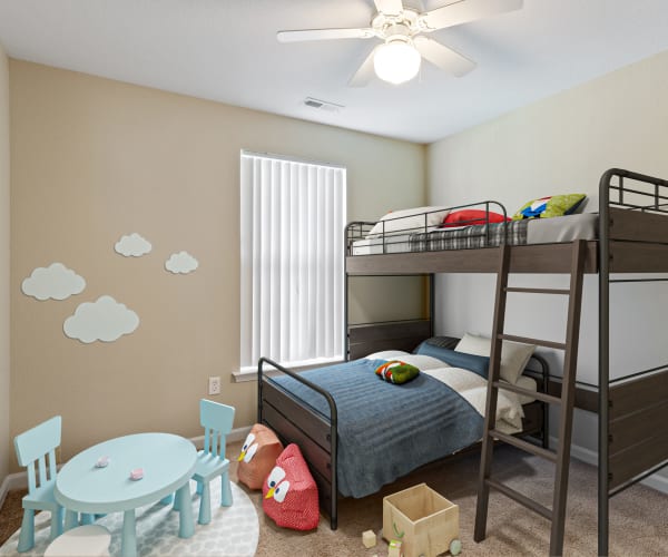 Kids bedroom at The Village at Carolina Meadows in Chesapeake, Virginia
