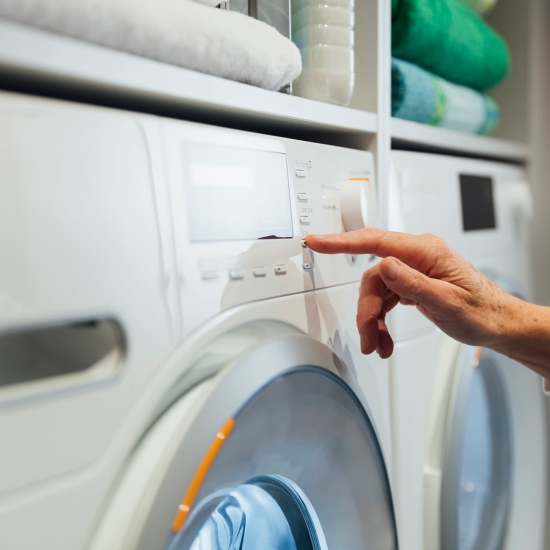 Laundry facility at Glenarden Apartments in Glenarden, Maryland