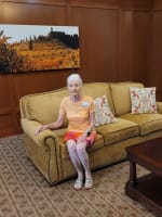 Emily, resident at Merrill Gardens at Solivita Marketplace in Kissimmee, Florida. 