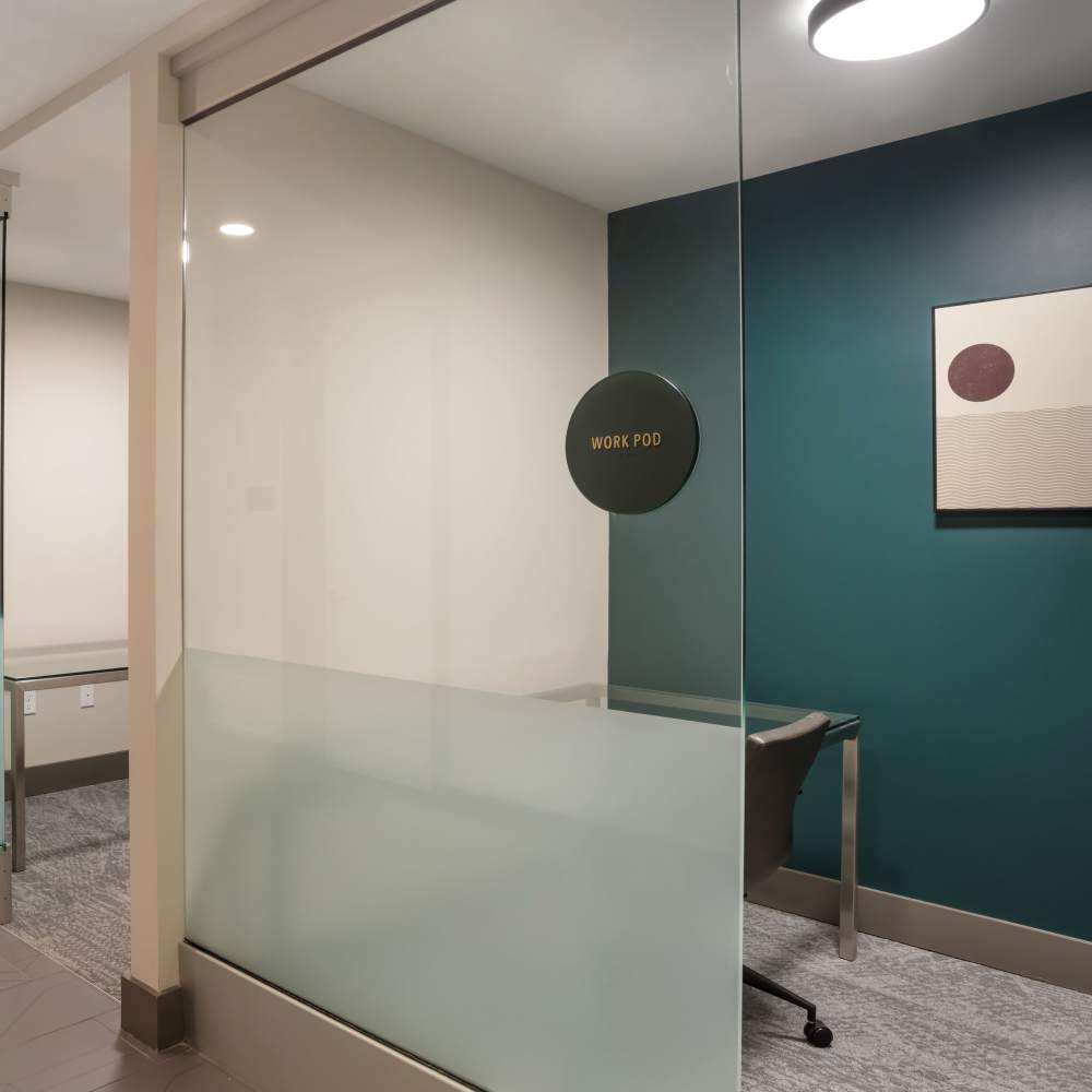 Working pods at The Oliver in Charlotte, North Carolina