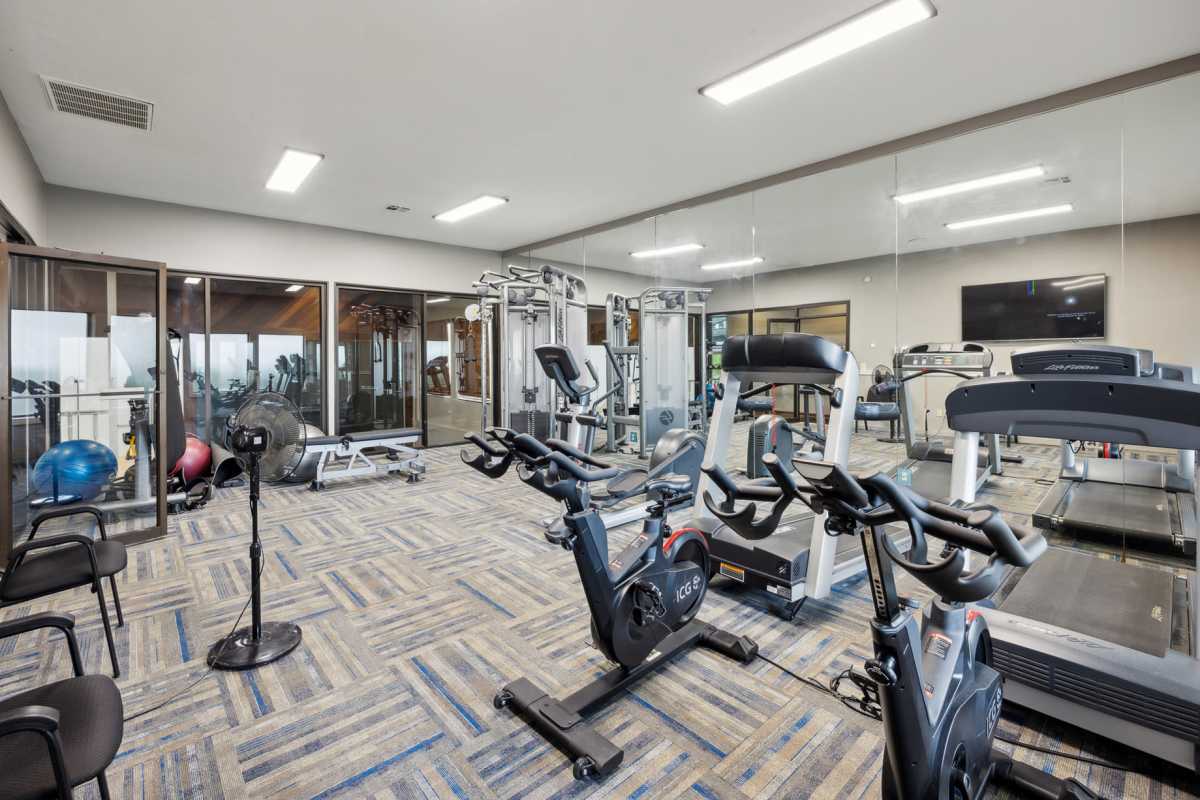 Fitness center at Cypress Pointe in Louisville, Kentucky