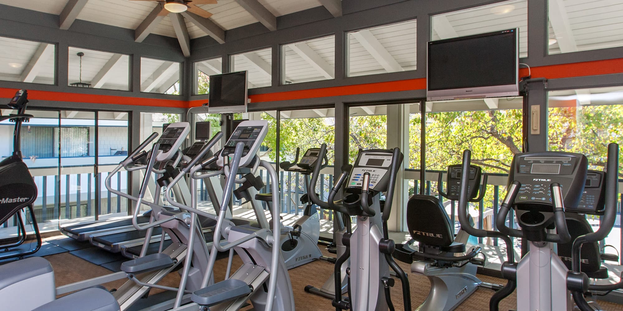 gym facility at  Beach Cove in Foster City, California