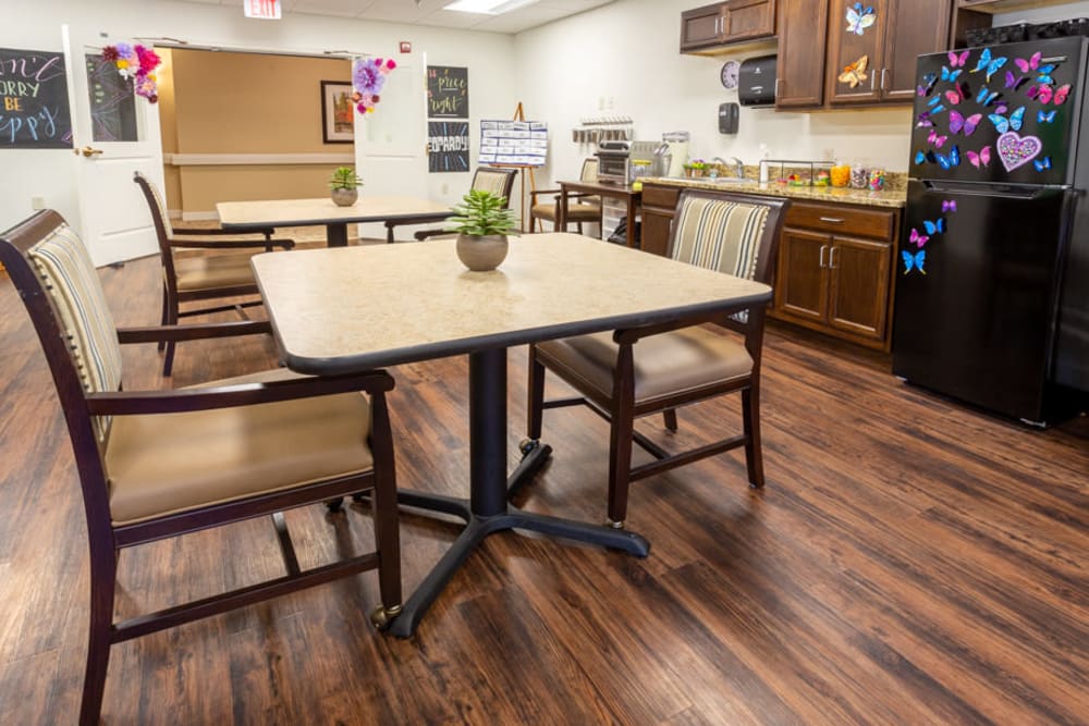 Activity room at The Harmony Collection at Roanoke - Assisted Living in Roanoke, Virginia