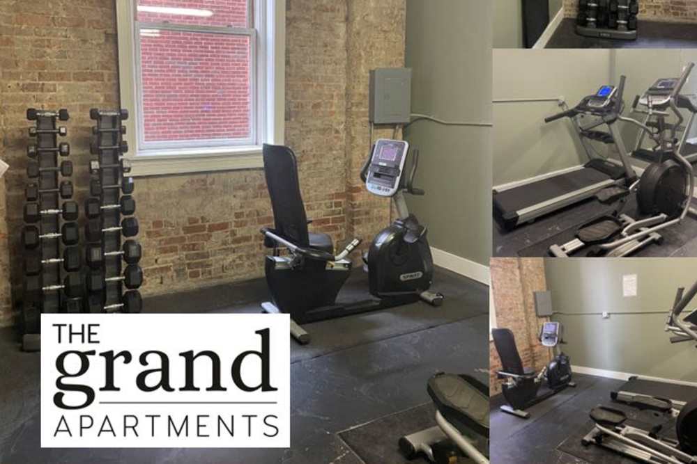 Gym at The Grand Apartments in Chattanooga, Tennessee