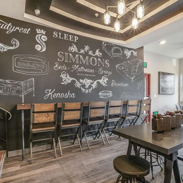 VMC Lofts offers a wide variety of amenities in Kenosha, Wisconsin
