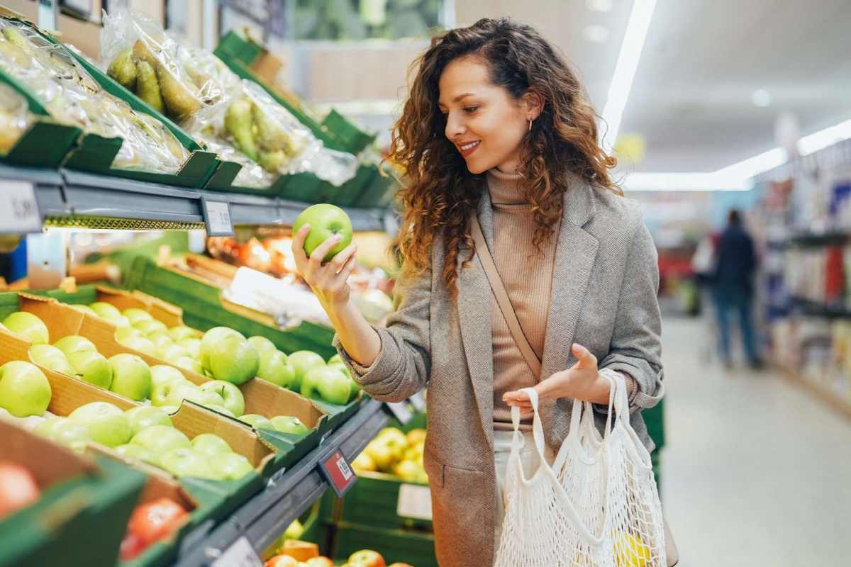 Residents shopping from market near Rosemont of Hillsboro in Hillsboro, Texas