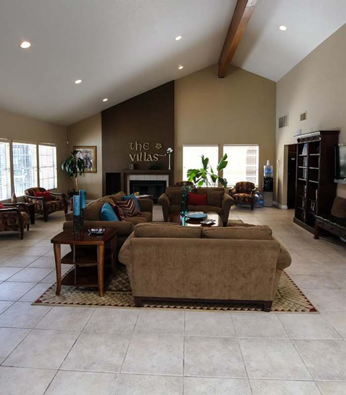 Community gym at Villas At Camino Bernardo in San Diego, California