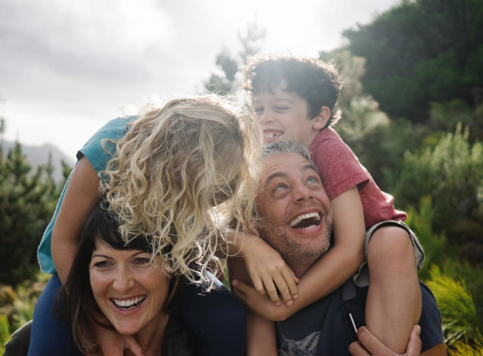 A very happy family out at a cool local park near Sofi Lyndhurst in Lyndhurst, New Jersey