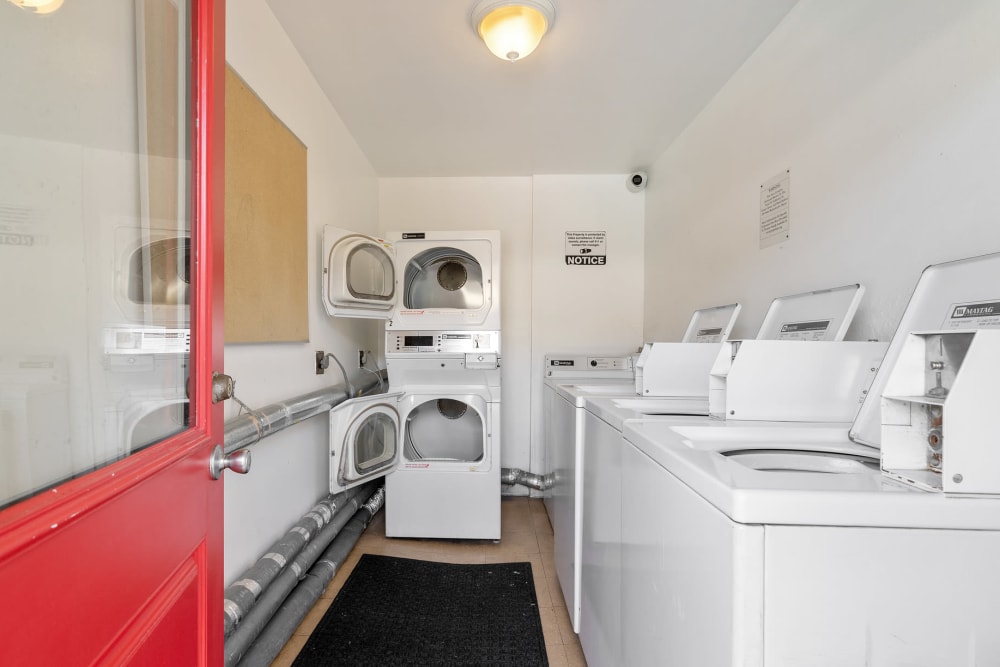 Laundry facilities at Bon Aire Apartment Homes in Castro Valley, California
