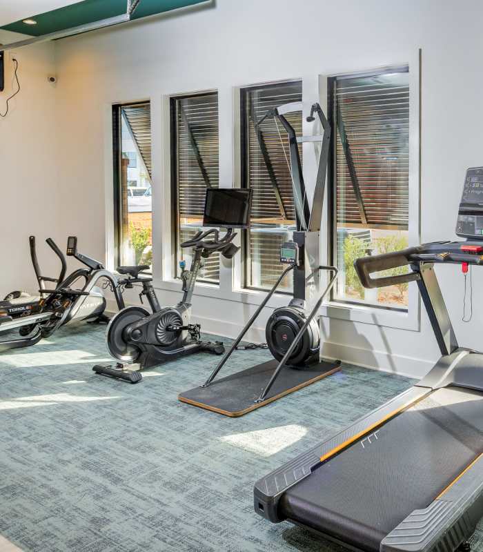 State-of-the-art fitness center Cypress Point in Mooresville, North Carolina.