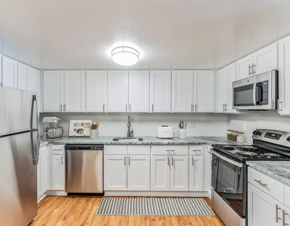 Modern Kitchen at Eagle Rock Apartments at Swampscott in Swampscott, Massachusetts