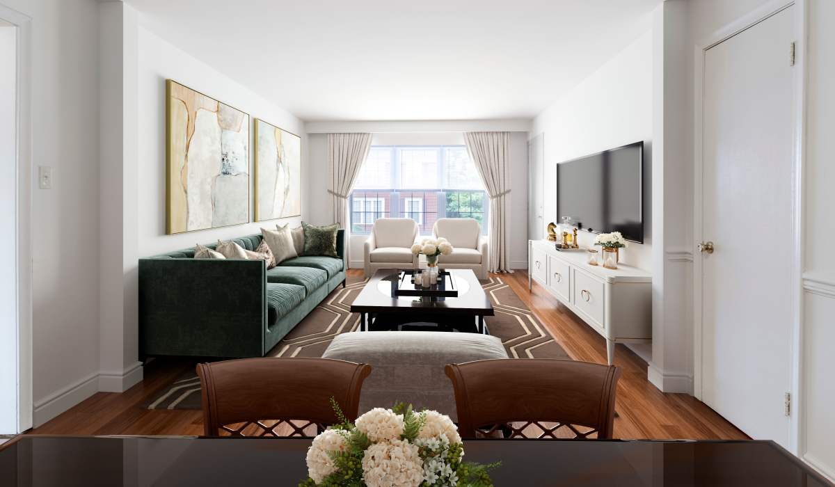 Living area at Landmark at Gayton Apartments in Richmond, Virginia
