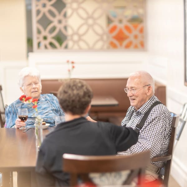 residents at The Township Senior Living in Battlefield, Missouri