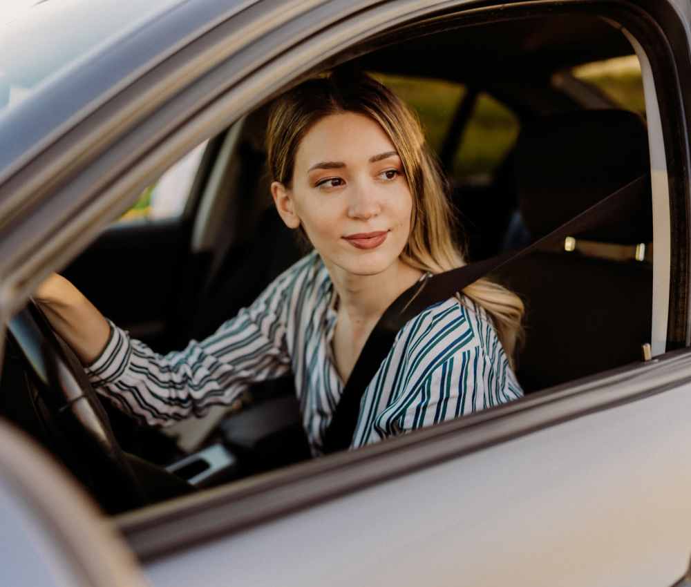 Resident in her car at Riverbirch in Ames, Iowa