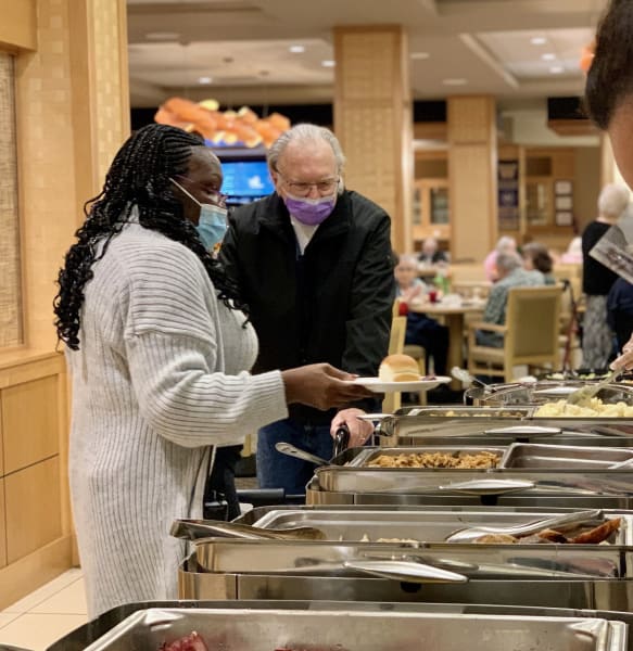 Auburn (WA) residents and team members enjoyed an amazing buffet for Thanksgiving!