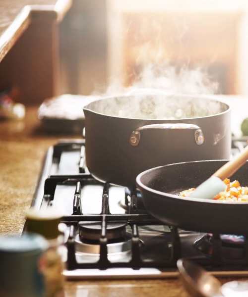 Well it kitchen at Chambersburg Family Townhomes in Chambersburg, Pennsylvania