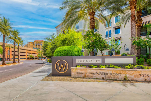 Exterior of community at Broadstone Waterfront in Scottsdale, Arizona